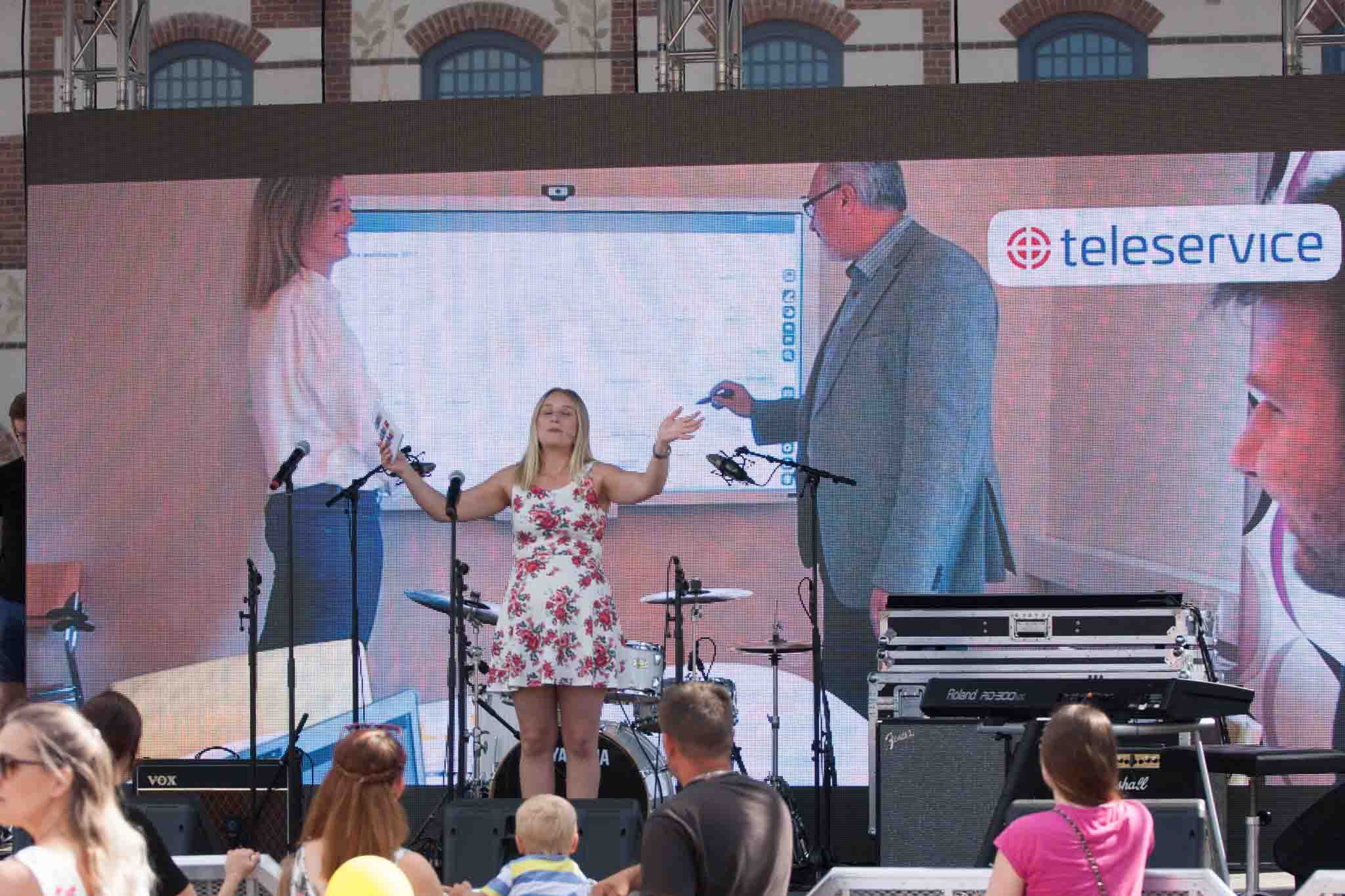 Storskärm på Stortorget - Foto: Kenny Fransson